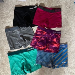 Nike Pro 3 inch shorts!